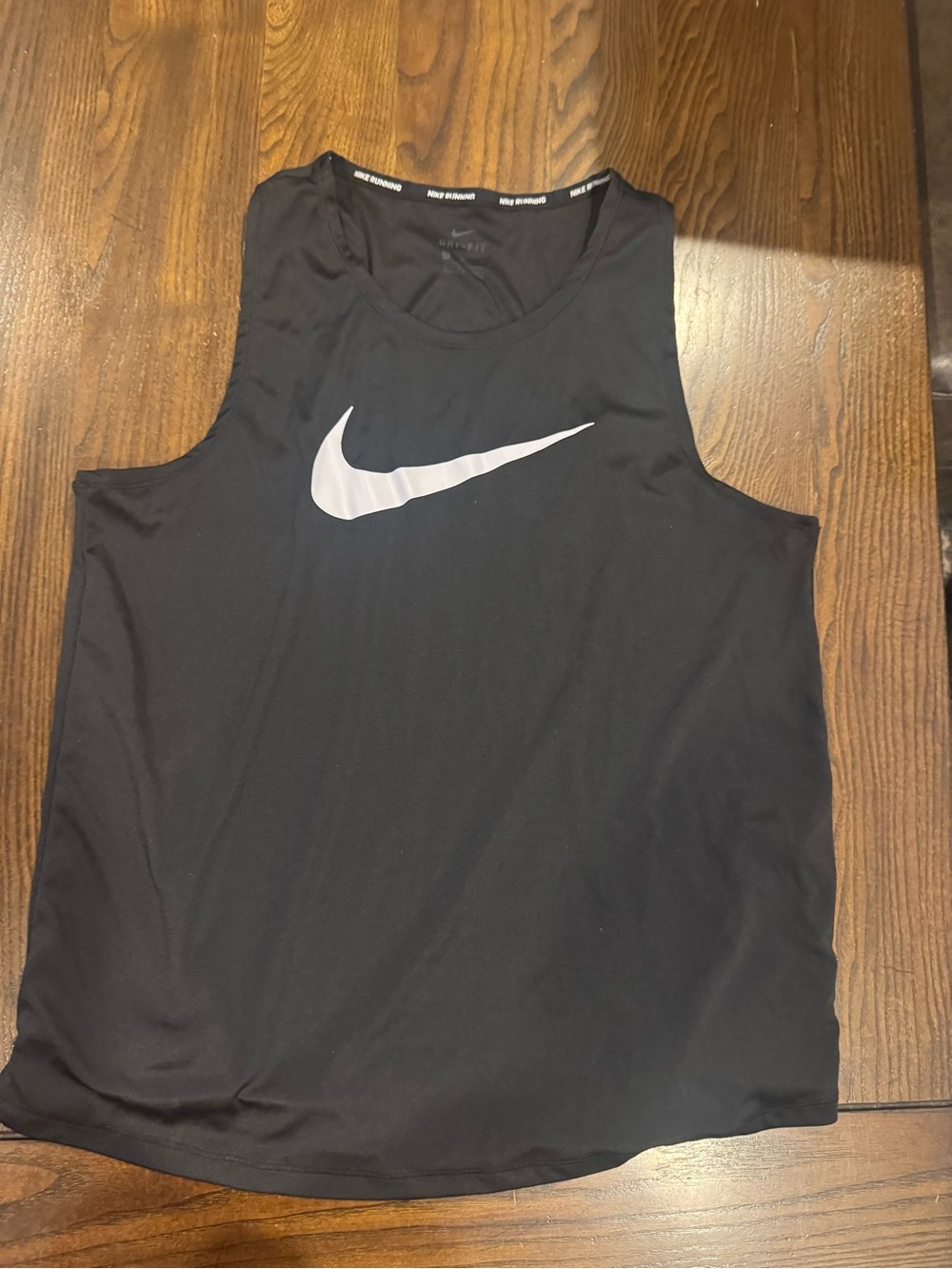 Nike Dri-FIT Running Black Sleeveless Tank Top Men’s Medium